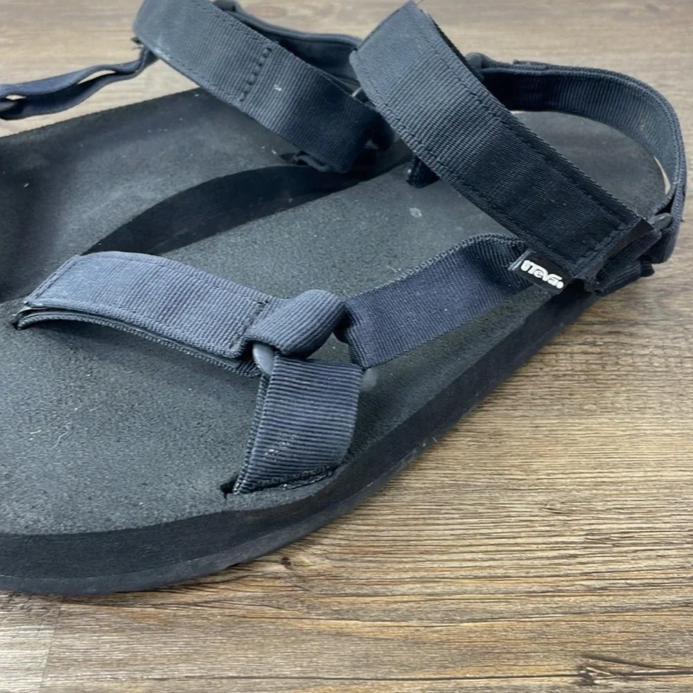 Teva Mens Original Universal Mush Black Sandals Shoes 1004754, size 11